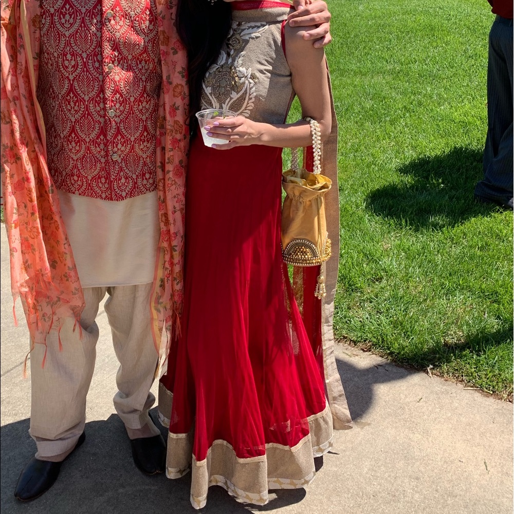 Red Indian Wedding Anarkali